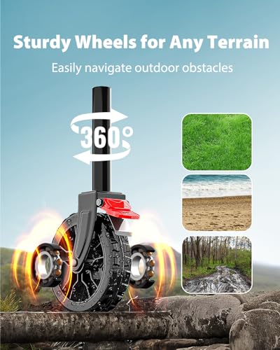 Image of Collapsible Wagon Cart, Foldable Lightweight Wagon Folding Carts with Wheels - Outdoor Utility Carts with 360LBS Max Load for Grocery, Camping, Shopping, Sports, Garden，Beach