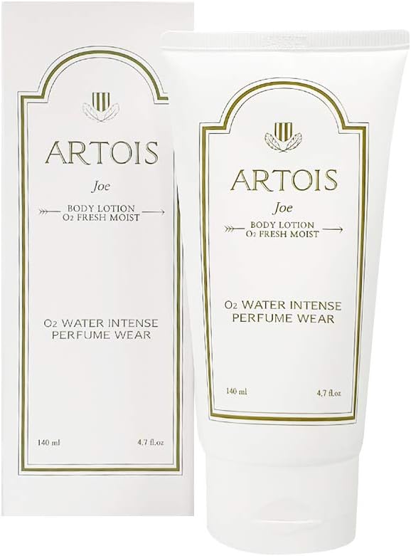 Korean Perfume Body Lotion Cream Moisturizer Firming Natural Light for Women with Dry Sensitive Skin | Artois JOE O2 Oxygen Fresh 1004LABORATOR | 4.7 fl.oz Light Woody & Citrus