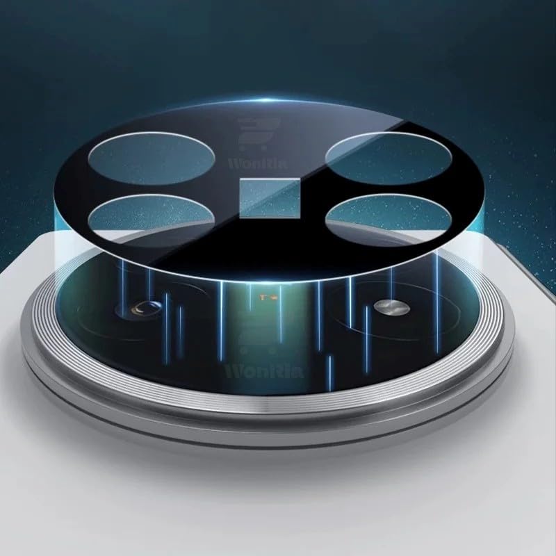Image of Pack 1- Back Camera Lens Protector for Vivo X Fold 5 5G [3D Premium] Camera Glass Protector (Black)