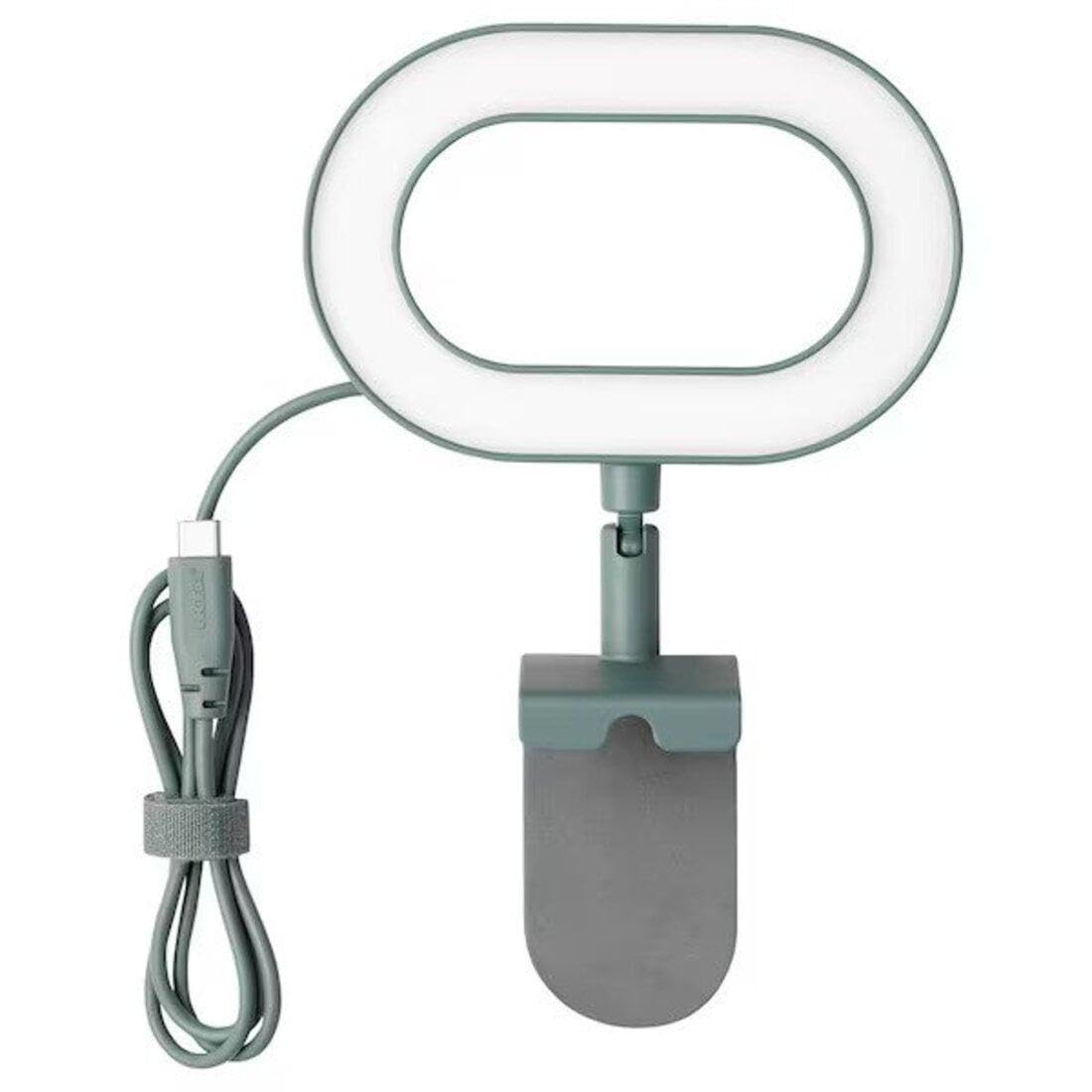 Ikea STÄNKREGN LED Ring lamp, dimmable/Turquoise-image-39
