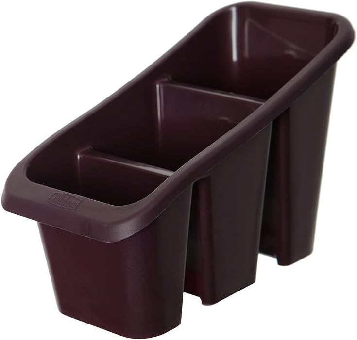 New Plastic Cutlery Holder Sink Tidy Drainer Organiser Rack Spoon