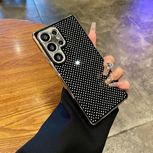 Protection Objectif Samsung S24 S23 A56 A55 Strass Noir Doré