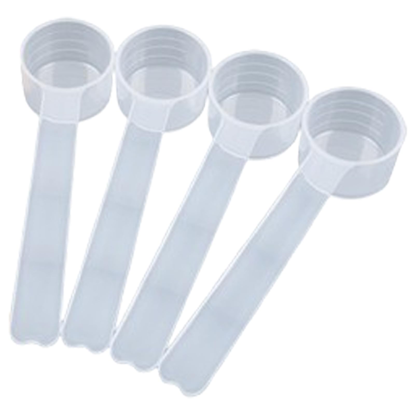 4 Pcs 8ml Milk Powder Scooping Spoon Plastic Measuring Packaging Scoop Protein Powder Spoon Laundry Detergent Scoop