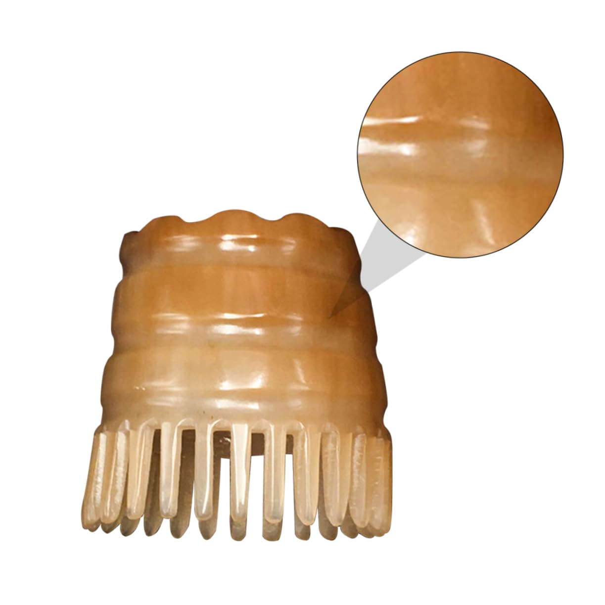 2piezas Masajeador De Cabelludo De Búfalo Natural Cepillo De Lavado De Cabello Masaje Para El Crecimiento Del Pelo Color Aleatorio
