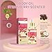 BlueBouff Body Juice Oil Strawberry Shortcake, Strawberry Pound Cake Body Oil Scented, Hydrating and Moisturizing for All Skin Types(60ML/2PCS)