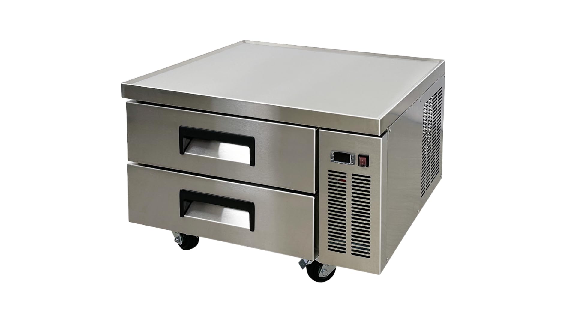 Elite Kitchen Supply Commercial Chef Base Refrigerator, ETL Fridge Cooler, 36