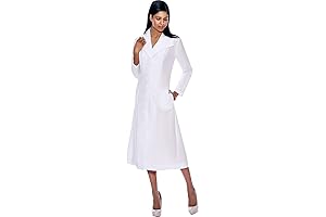 Modest Button Down Usher Uniforms for Women - Clergy Dresses, Choir Robes,...