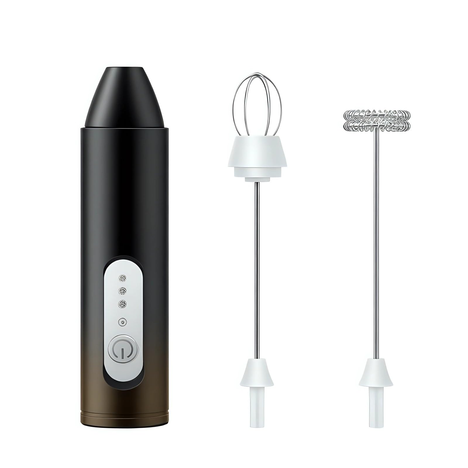 Portable Rechargeable Electric Milk Frother Foam Maker Stainless Steel Handheld Foamer Drink Mixer Coffee Frothing Wan Portable Rechargeable Electric Milk Frother Foam Maker Stainless Steel Handheld