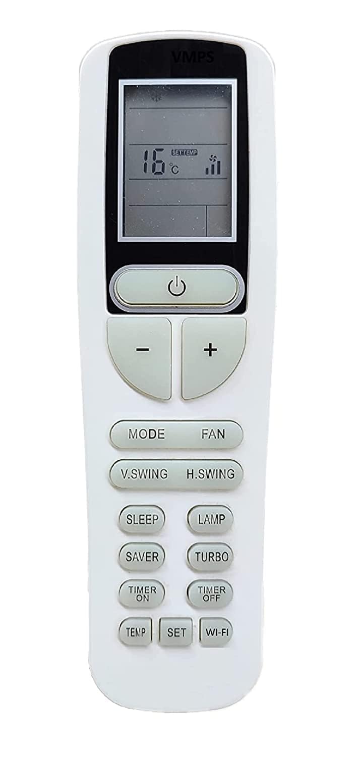 AYAME | 2 Year Warranty | Compatible for Voltas AC Remote Control (WiFi Button) - Old Remote Must be Exactly Same, Sleep/Saver/Timer ON/Temp/LAMP/Turbo/WiFi Function