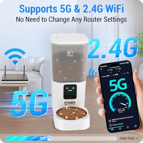 Frienhund AUTOMATIC DOG FOOD DISPENSER Automatic Cat Feeder With 5G Wifi: Automatic Dog Feeder Large Breed thumb #2