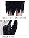 Mannice Fallen Angel Costume Halloween Black Fallen Angel Dress Dark Angel Costume Set Feather Wings for Women