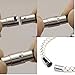 RUTICH 20sets Leather Cord End Cap/Magnetic Clasp with Locking Mechanism (Fit 3mm Cord)