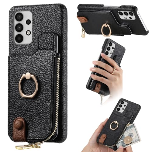 Coque Samsung Galaxy A32 5G antichoc avec béquille intégrée et fentes pour cartes