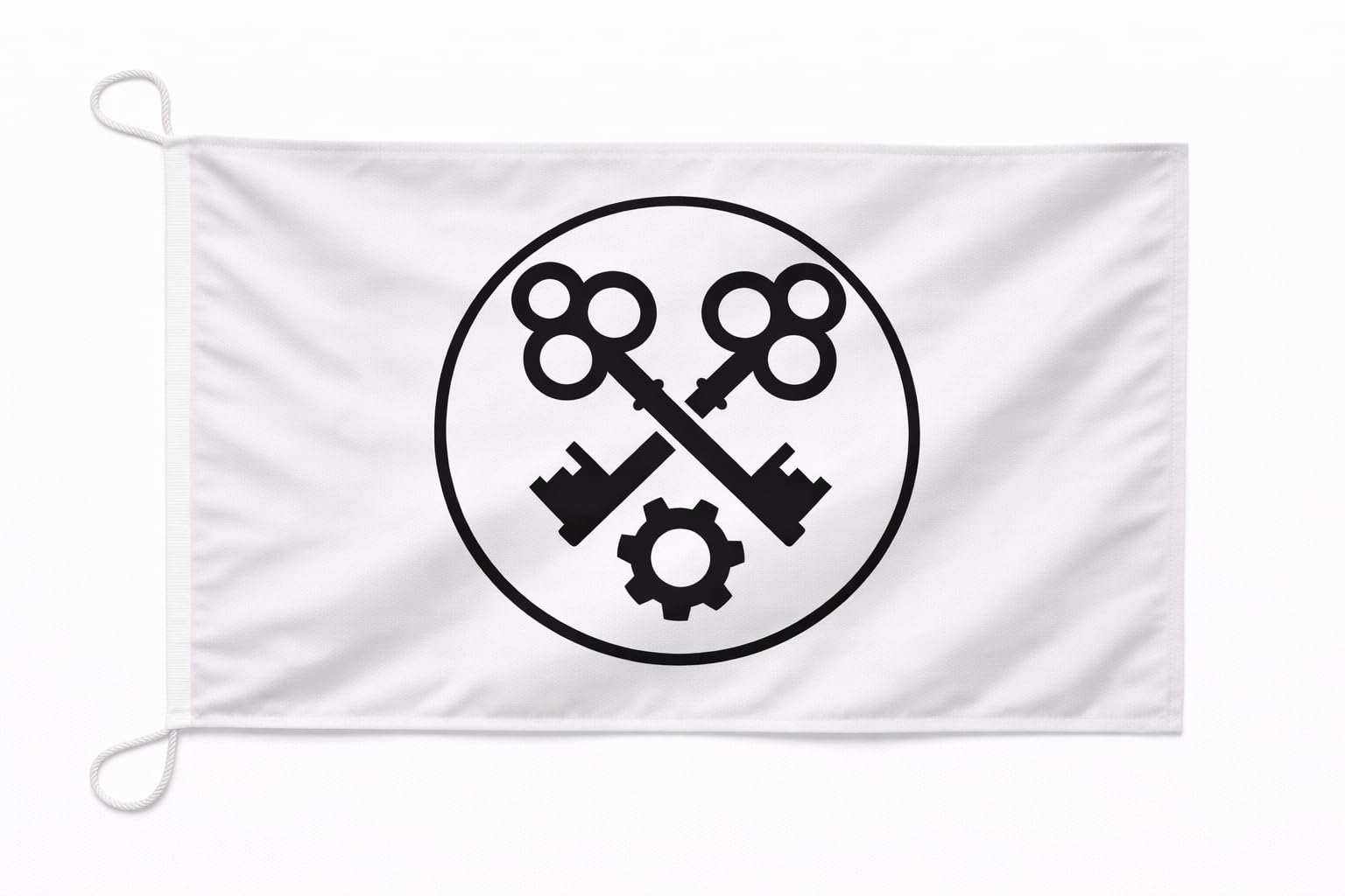 Bandera de Cerrajero, diseño de bandera de cierre, precisión, seguridad y artesanía, 90 x 60 cm