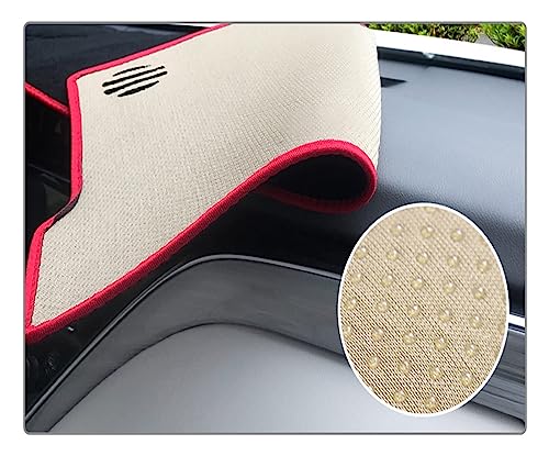 Funda de salpicadero Camry 50 XV50 con acabado premium y borde azul RHD 4