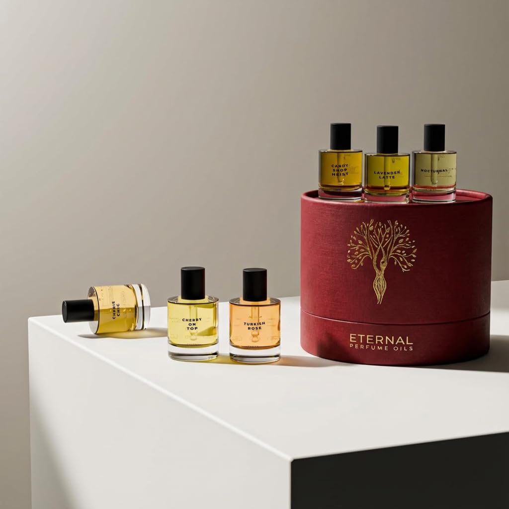 Eternal perfume oils Gift Set 6 Pcs Exquisite Scents Inspired by Iconic Fragrances Long Lasting perfumes for women Alcohol Free perfume for men Unisex Perfume Gift Set travel size womens Perfumes - Image 2