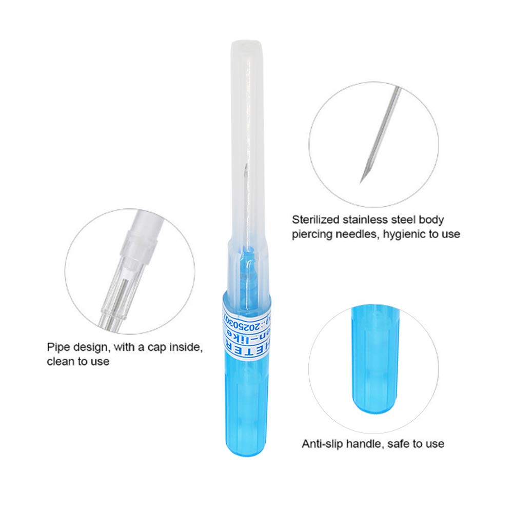 Catheter Piercing Needles Sotica 50pcs Catheter Needles IV Catheter