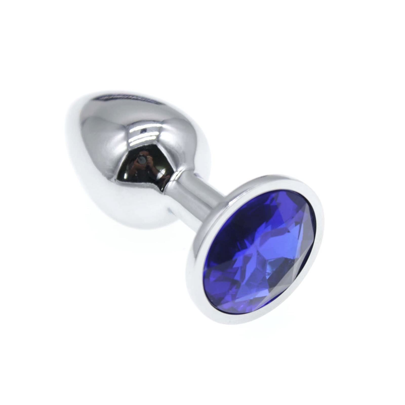 anal plug diamond Nova Glass Butt Plug - Glow in the dark