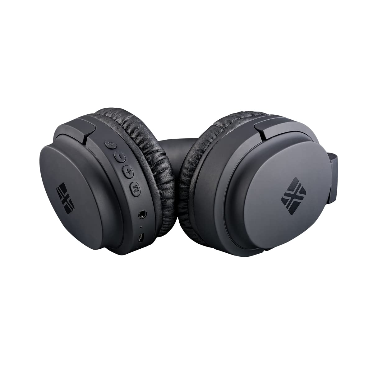NEXT X4 Casque Bluetooth sans fil avec lecteur de carte SD intégré et fonction radio FM, noir