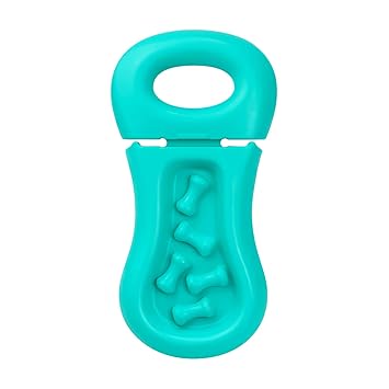 derYEP Dog Training Toy for Crate Training Peanut Butter Slow Feeder Treat Dispenser Training aid to Reduce Anxiety (Green)