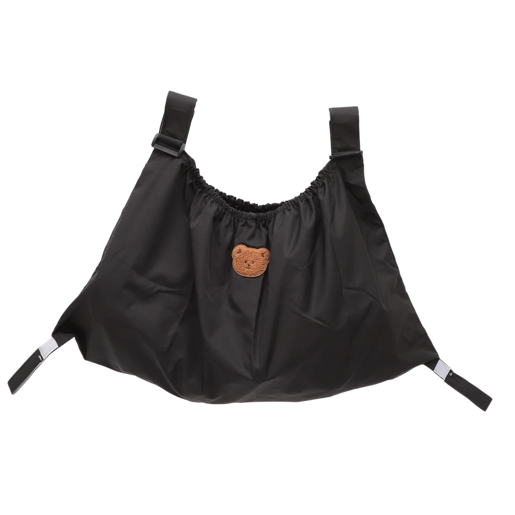 BESTonZON Stroller Organizer Pouch Capacity Crib Storage Bag for Diapers Phone Snacks Hanging Design for Easy Access and Clean Storage for Travel and Daily Outings