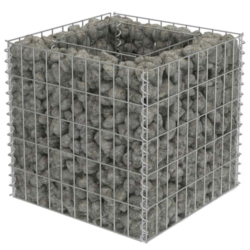 vidaXL Gabione Hochbeet 50x50x50cm Steinkorb Drahtkorb Blumentopf Pflanzkübel vidaXL Gabione Hochbeet 50x50x50cm Steinkorb Drahtkorb Blumentopf Pflanzkübel