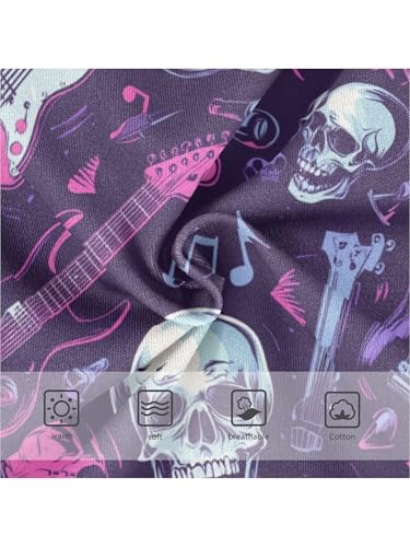 ZZKKO Purple Rock Style Electric Guitar Girls Underwear Toddler Panties for Girls Comfort Brief Size 2-8T3