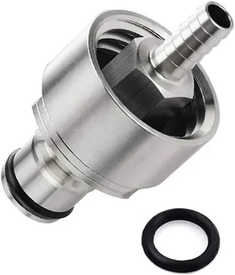 Carbonation Cap 5/16" Barb Ball Lock Disconnect Kit PET Bottle Kegging CO2 Dispenser To Carbonate Beer joyful