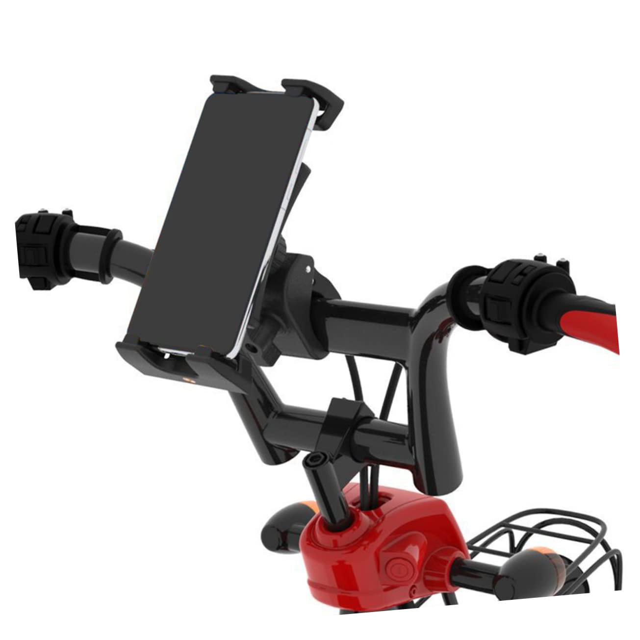 PLAFOPE Soporte para Teléfono De Bicicleta y Rotatorio Porta Móvil De Alta Resistencia Montaje Seguro para Ciclismo y Motocicleta Compatible Mayoría De Smartphones