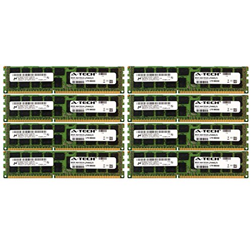 A-Tech Micron 64GB Lbg 8X 8GB PC3-10600 1.35V HP ProLiant SL270S G8 500658-B21 DL170E G6 SL4540 G8 BL2X220C G6 BL2X220C G7 50002
