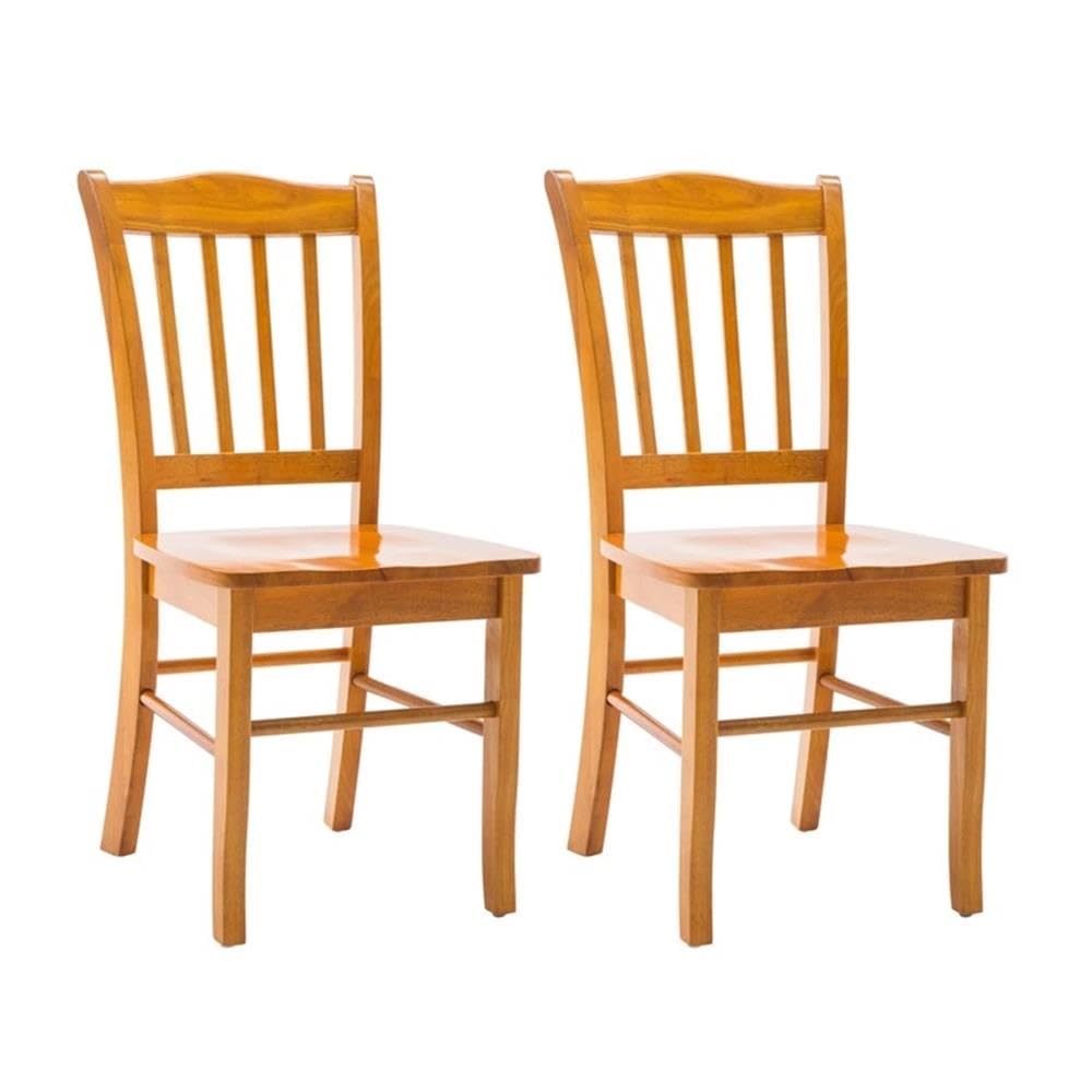 Boraam Shaker Dining Room Side Chairs, Set of 2 - Oak