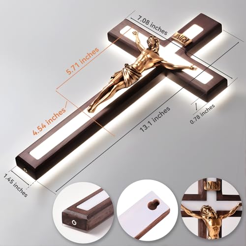 El Mejor Listado de Cruces y crucifijos de pared más recomendados. 30 Imagen adicional