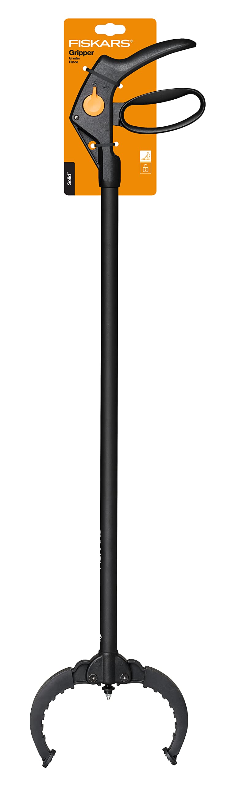 Fiskars Pinza, Mango de acero, Longitud: 87,5 cm, Negro, Solid, 1062271