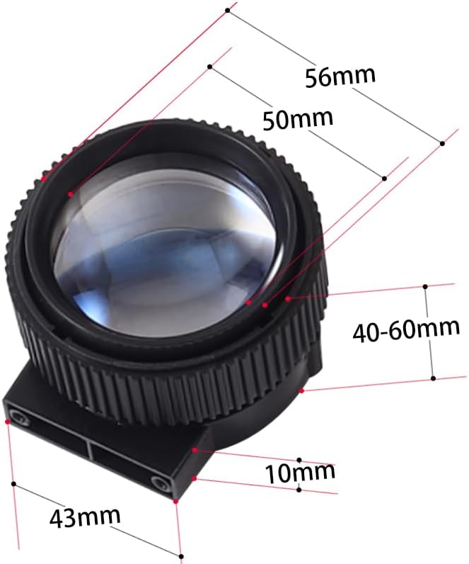 Generic Chiee 4'' LCD Projector Lenses Projection Magnifier Lens Short Focus Wide-Angle Blue Membrane High Transmittance (Color: Projector Lenses/Focal Length: 125mm)