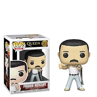 Funko Pop! Rocks: Queen-Freddie Mercury Radio Gaga – Figurine en Vinyle à Collectionner – Idée de Cadeau – Produits Officiels – Jouets pour les Enfants et Adultes – Music Fans - Les Beatles, Paul McCartney, John Lennon, RIngo Starr, George Harrison