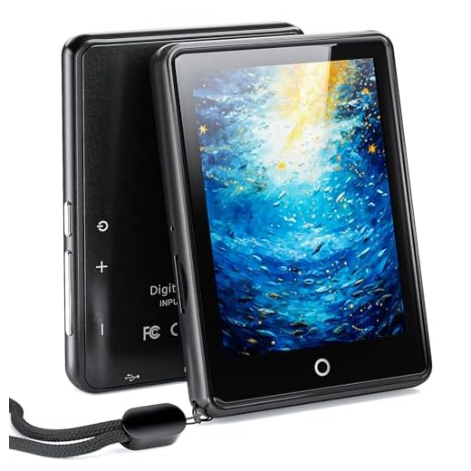 ODEJOI 64GB MP3 Player with Bluetooth 5.3, 2.8-inch Touchscreen, 18 Soothing Sounds, Speaker Built-in, Shuffle Repeat, Sports Music Player, FM Radio, Voice Recorder, ebook, Support 128GB Micro SD Card