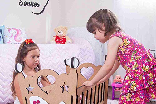 Berço Star Bonecas 60 CM Compatível Bebe Reborn P - DARAMA