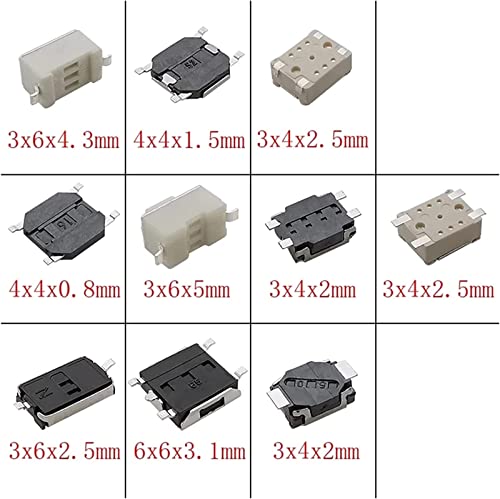 Interrupteur voiture et télécommande en panne ? Boîte de 250 micro-interrupteurs SMD - 5