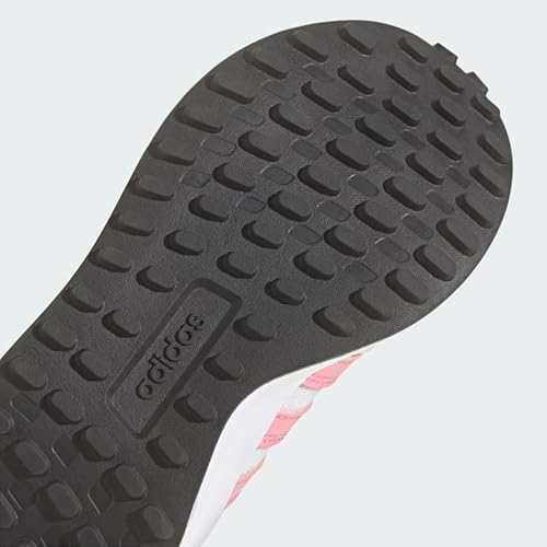adidas Tênis unissex infantil Run anos 70, Branco/Rosa Bliss/Rosa lúcido, 17