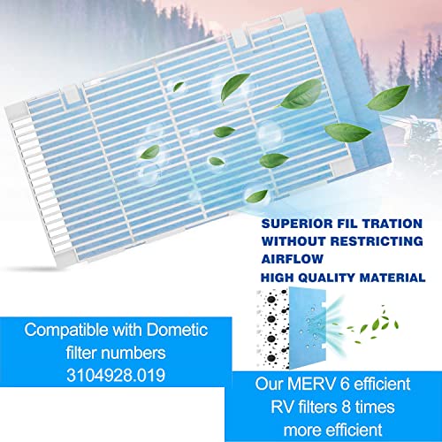 RV Air Conditioner Covers Grill, RV Interior Parts RV Accessories Compatible with Dometic 3104928.019 for RV - 2 pcs A/C… - Image 3