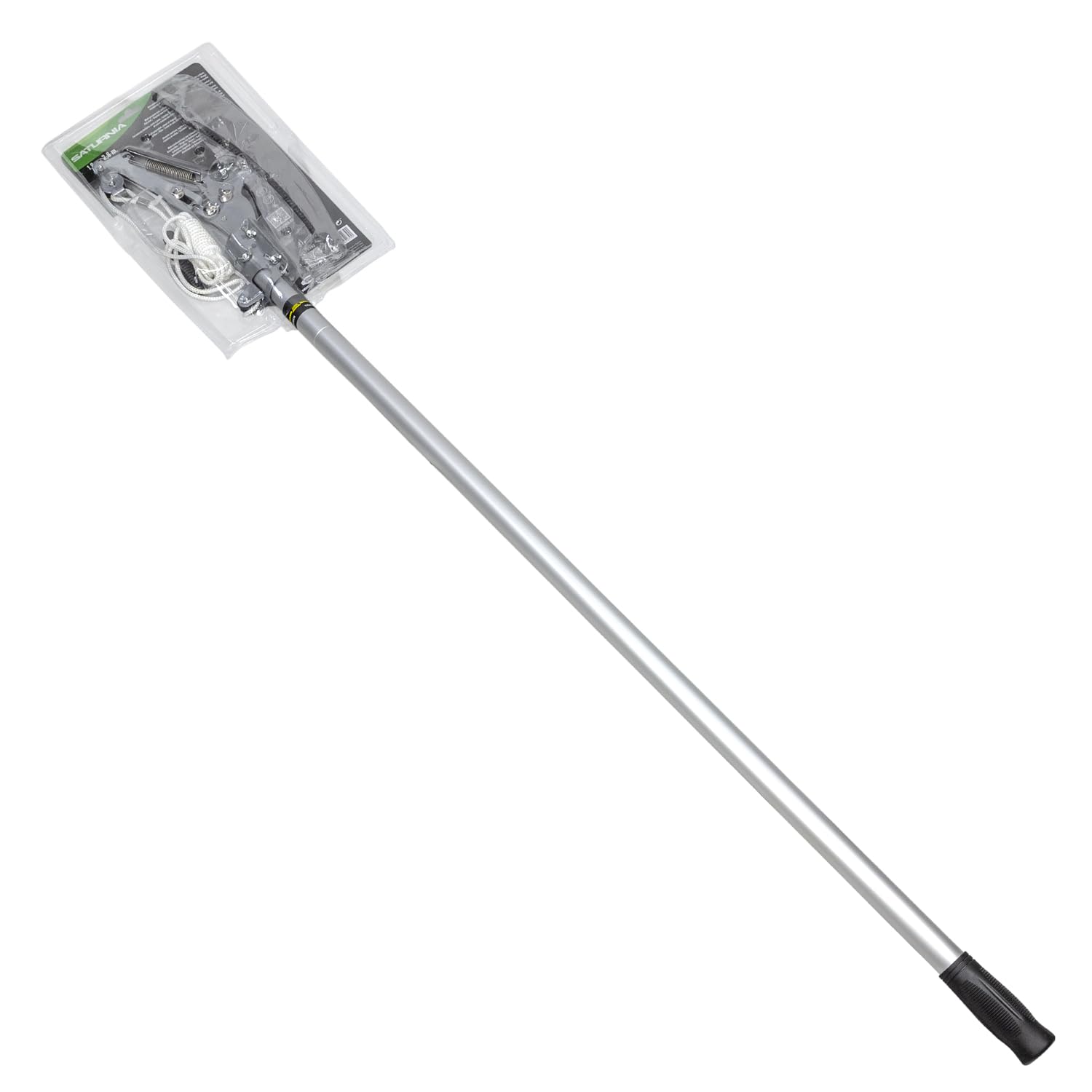 Taglierina per rami con sega, manico in alluminio estensibile da 1,8 a 2,8 metri