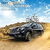 Tuyoung 220lbs Lockable Roof Rack Cross Bars Compatible with Honda Passport 2019 2020 2021 2022 2023 2024 with Raised Rails Aluminum Roof Rails Crossbars cargo bars Canoe Rooftop Cargo Carrier Luggage