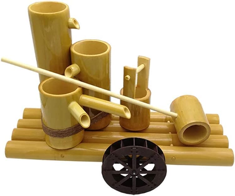 Japanese Garden Decoration,Bamboo Water Fountain Statue,Fish Tank Filter,Outdoor Garden Decorative Sculpture,Home Decor Ornaments Crafts,Bamboo Watera 50Cm Decoration,A 80Cm,A-40cm