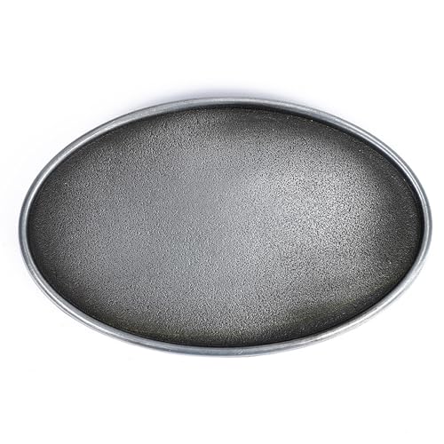 Image of Western Cowboy Vintage Rodeo DIY Blank Belt Buckle for Men | Durable zinc alloy, fits 1.5in leather belts, versatile western belt buckle, for rodeo, casual and formal outfits