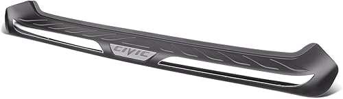 Compatible con Honda Civic 4-Dr Sedan TPE Protector de parachoques trasero de plástico OE, 10 generación