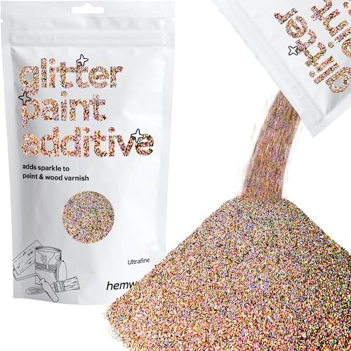 Hemway Silver & Gold Holographic Glitter Paint Additive 100g / 3.5oz