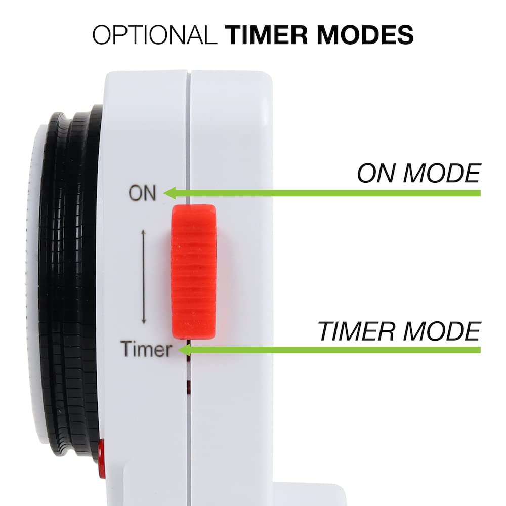 Grow1 120V Dual Outlet Mechanical Timer - Image 3