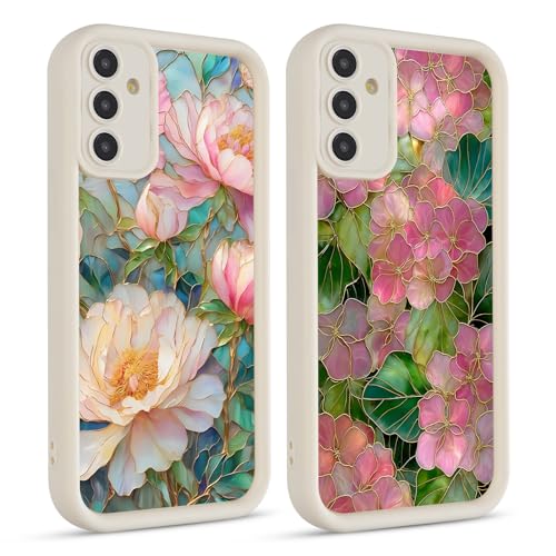 Coque Samsung A14 5G antichoc pour éviter les rayures avec un joli motif de fleurs