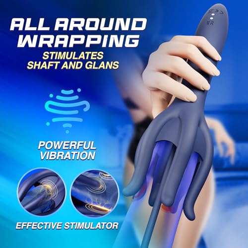 Image of Male Urethra Stimulator Stick - Vibrating Plug Dilator with 10 Vibration Modes, Erotic Penis Stimulation Adult Sex Toy for Men, Urethral Pleasure Device OH-OT-279
