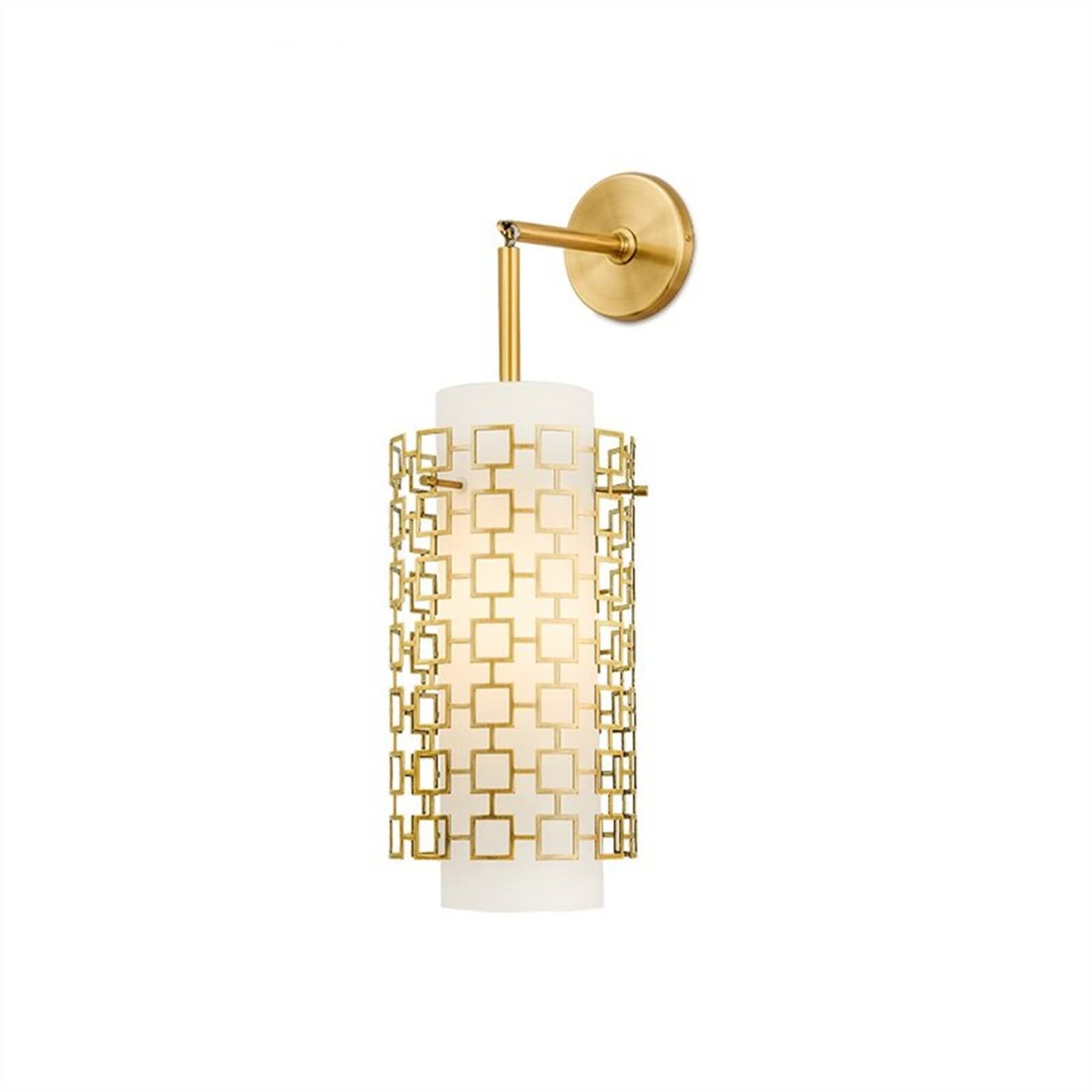 ZTCHSENZT Wall Sconces, Modern Wall Sconce, Crystal Wall Lamp Copper Living Room Bedroom Decoration Lamp Luxury Aisle Lighting,Onecolor-Warm (2700-3500K)